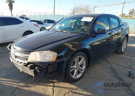 2014 Dodge Avenger Se from USA, damaged, VIN 1C3CDZABXEN193679